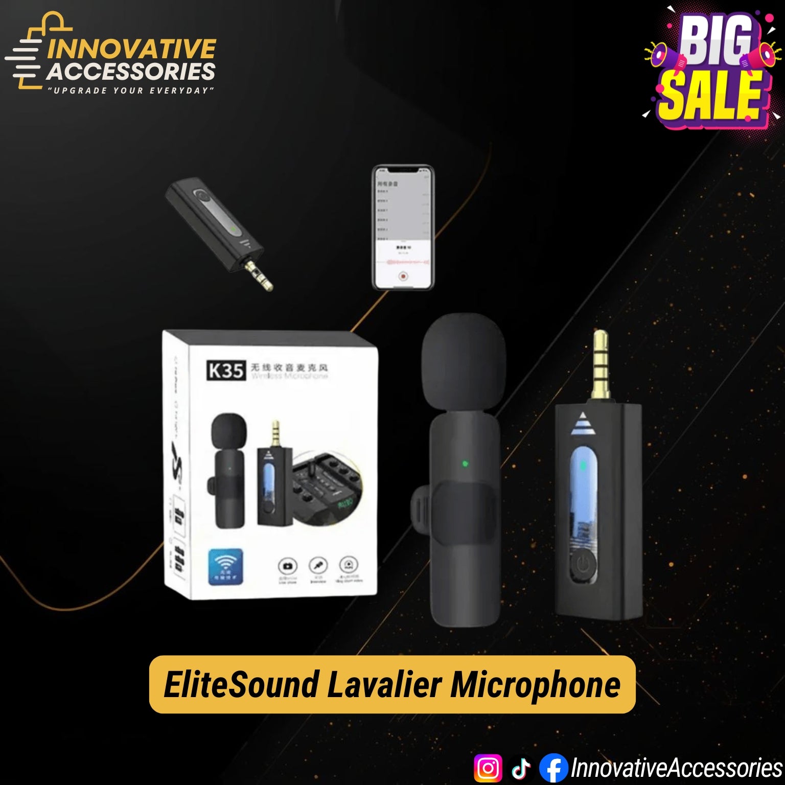 EliteSound Lavalier Microphone